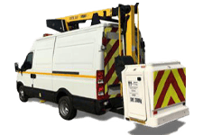 Minibus Hire Stoke-on-Trent - 12.5M Cherry Picker 3.5T - Van hire Stoke-on-trent